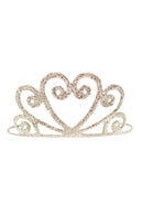 Princezina tiara - Zlatna sa šljokicama