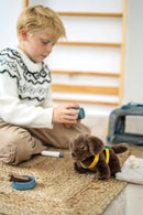 Kuca sa torbom i veterinarskim setom