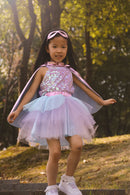 Dečiji kostim - Super Duper Metallic Pink/Light Blue 4-6 godina