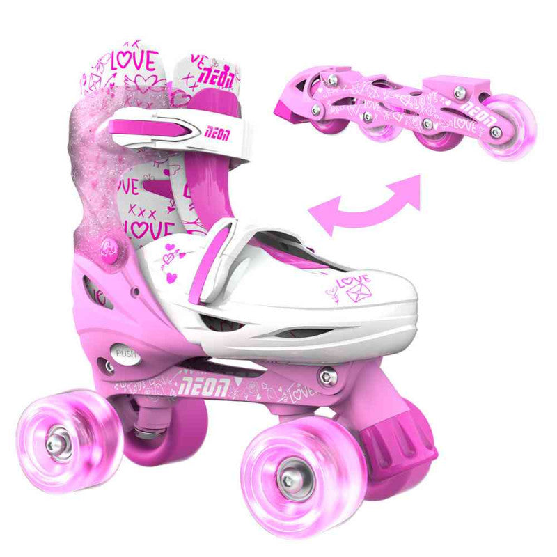 Yvolution Neon Combo roleri - PINK - veličina 30-33