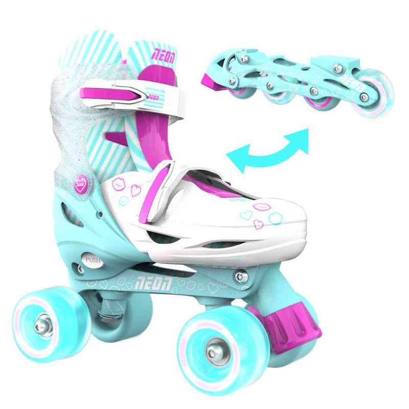 Yvolution Neon Combo roleri - TIRKIZNO PLAVI - veličina 30-33