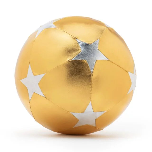 Lopta - zvezdana srebrno-zlatna 30cm