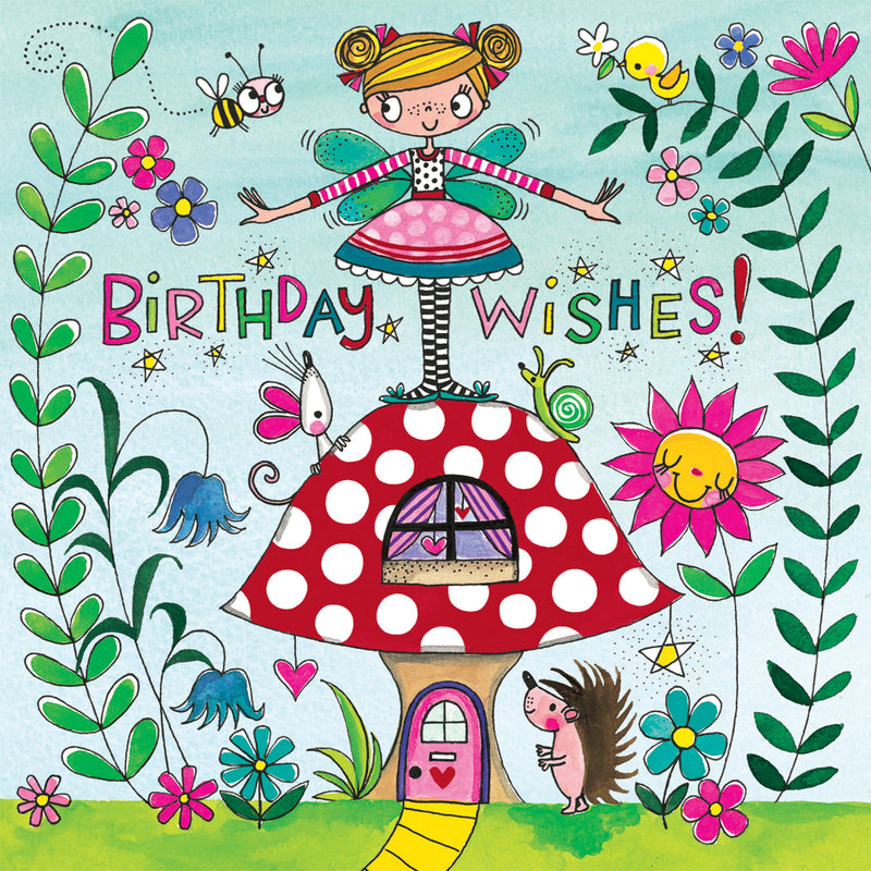 Čestitka puzzla - Birthday wishes woodland fairy
