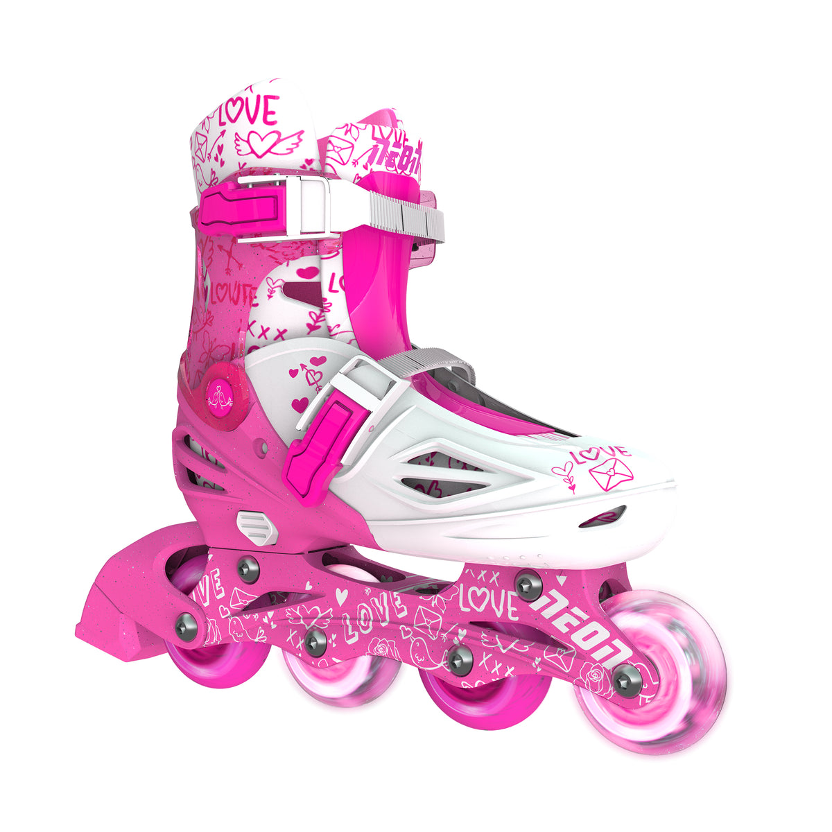 Yvolution Neon Inline roleri - PINK - veličina 30-33