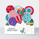 Čestitka - Happy Birthday/Bunch of Balloons