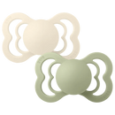 BIBS Supreme silicone Sage & Ivory 6-18M