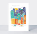 Čestitka - Birthday/City Scene