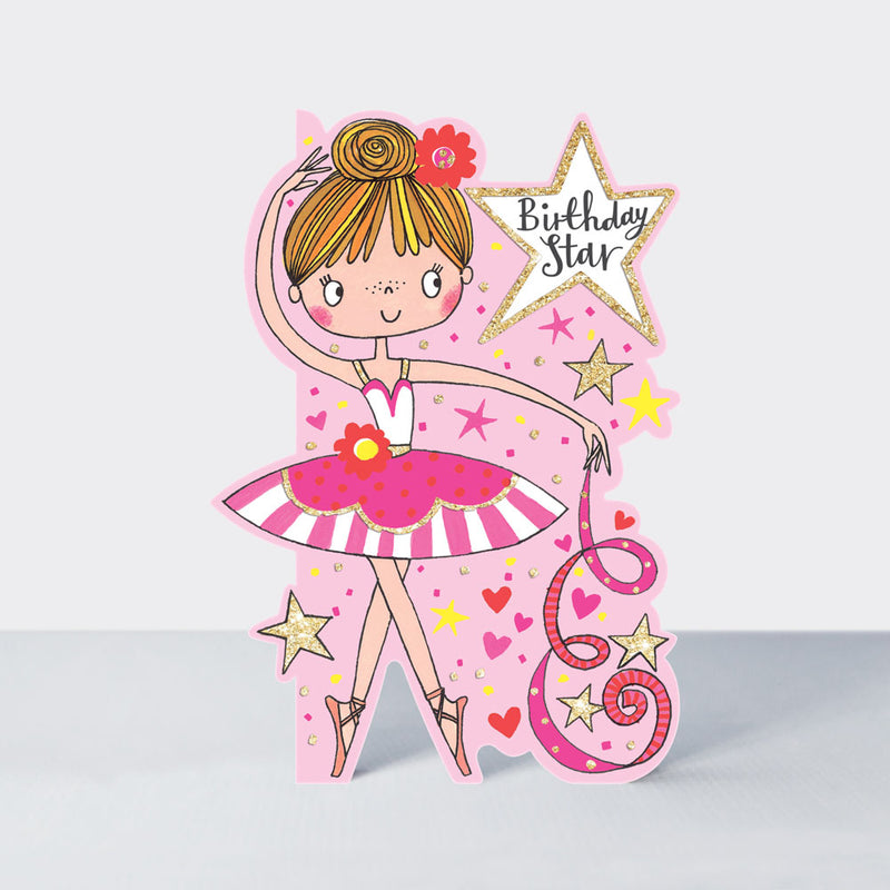 Čestitka - Birthday Star Ballerina