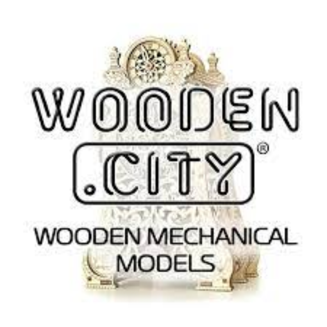 Wooden city puzzle
