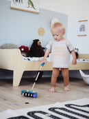 Drvena guralica - usisivač