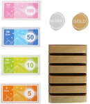 Drveni sef sa novcem