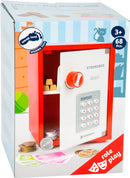 Drveni sef sa novcem