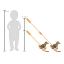 Drvena guralica - patka