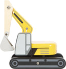 Drveni bager sa kabinom