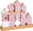 Drvena ređalica - roze kuća