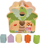 Drvena kućica sa oblicima - džungla