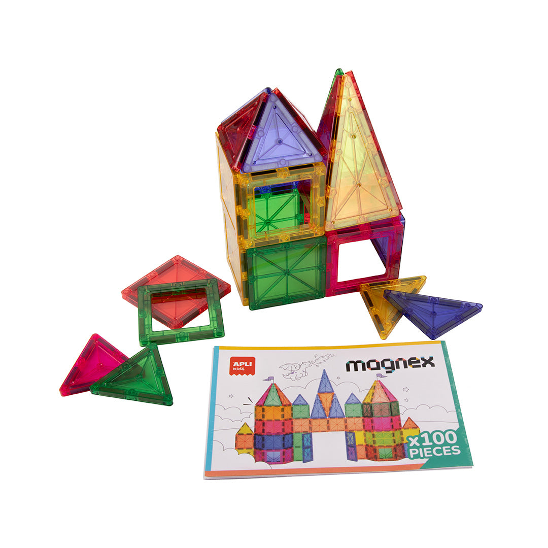 Magnetski set za slaganje Magnex - 100 delova