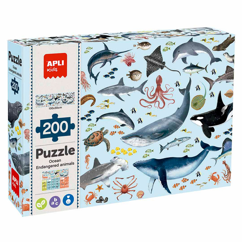 Puzzle - Ugrožene životinje - okean