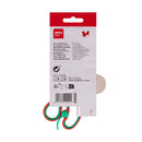 Crvene školske makaze sa oznakom za ime