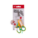 Žute školske makaze sa oznakom za ime