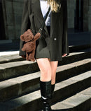 Torba sa kaišem - braon meda 30cm