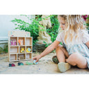 Drvena polica sa životinjama - proleće