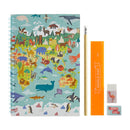 Set sveska sa priborom