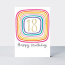 Čestitka - 18th Birthday colors