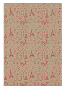 Ukrasni papir - Natur sa aplikacijama 2x0.7