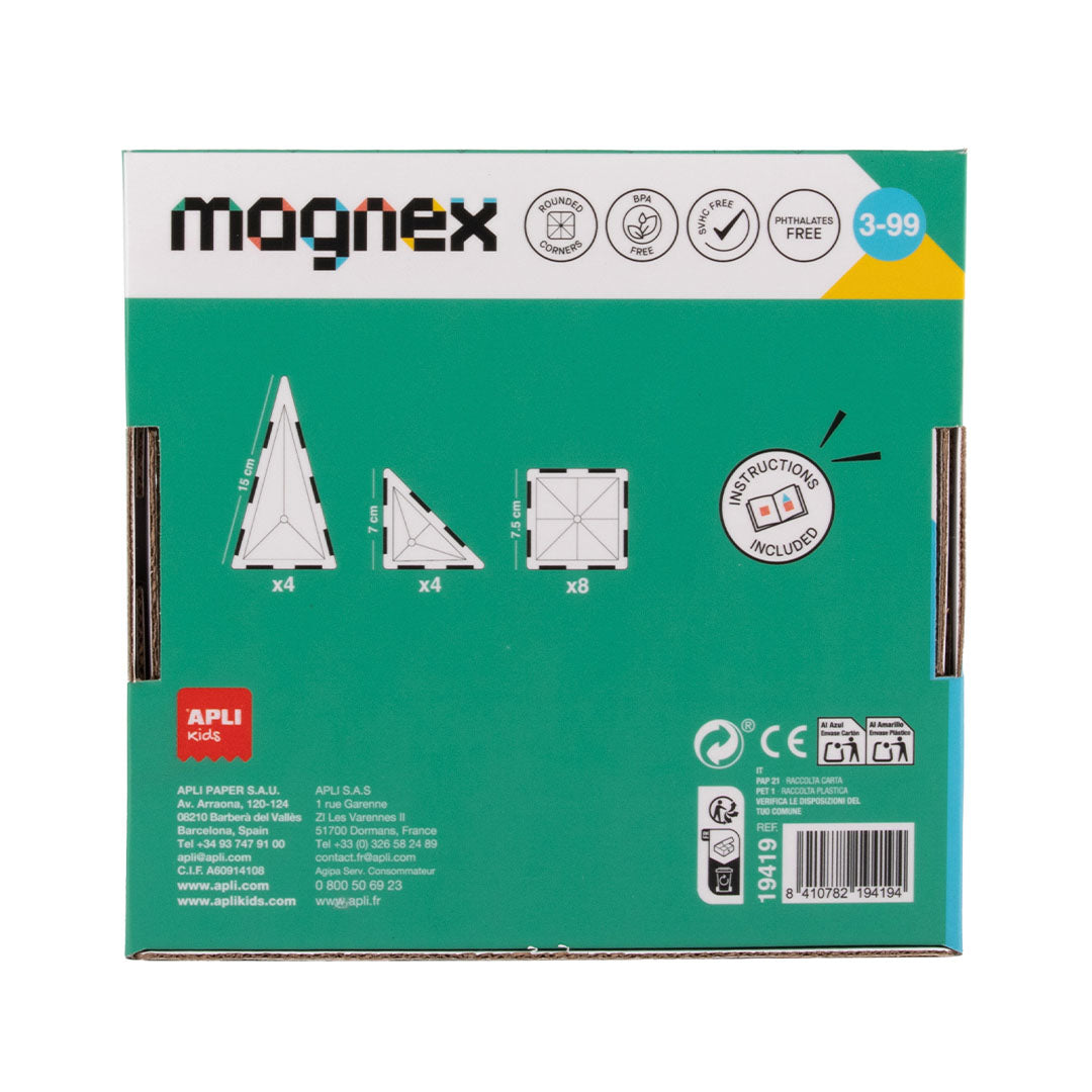Magnetni set za slaganje Magnex - 16 delova