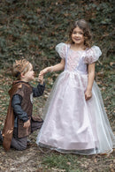 Dečiji kostim - Platinasta haljina za princeze 7-8 godina