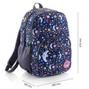 Školski ranac sa 3 pregrade 27l- Night garden