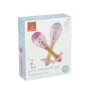 Drvene muzičke zvečke - miš i mačka