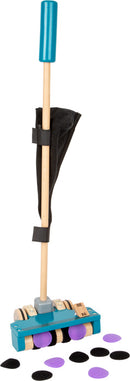 Drvena guralica - usisivač