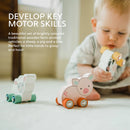 Drveni set  vozalica- 3 životinje sa farme