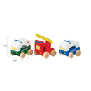 Drveni set  vozalica - 3 hitna vozila