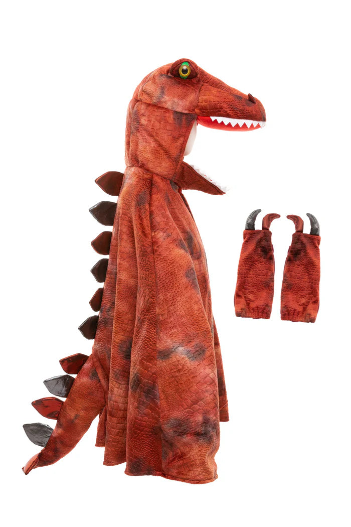 Dečiji kostim - Dinosaurus T-Rex crveno-crni 7-8 godina
