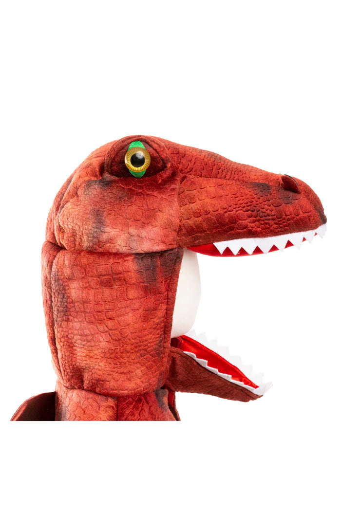 Dečiji kostim - Dinosaurus T-Rex crveno-crni 7-8 godina