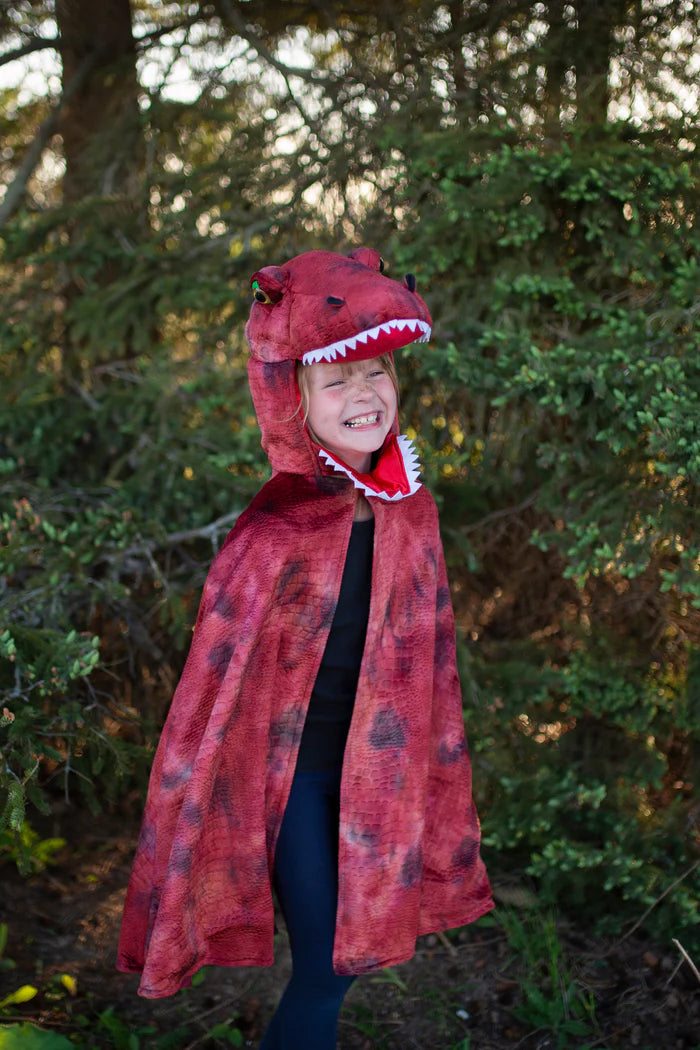 Dečiji kostim - Dinosaurus T-Rex crveno-crni 7-8 godina