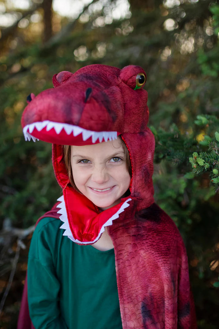 Dečiji kostim - Dinosaurus T-Rex crveno-crni 7-8 godina