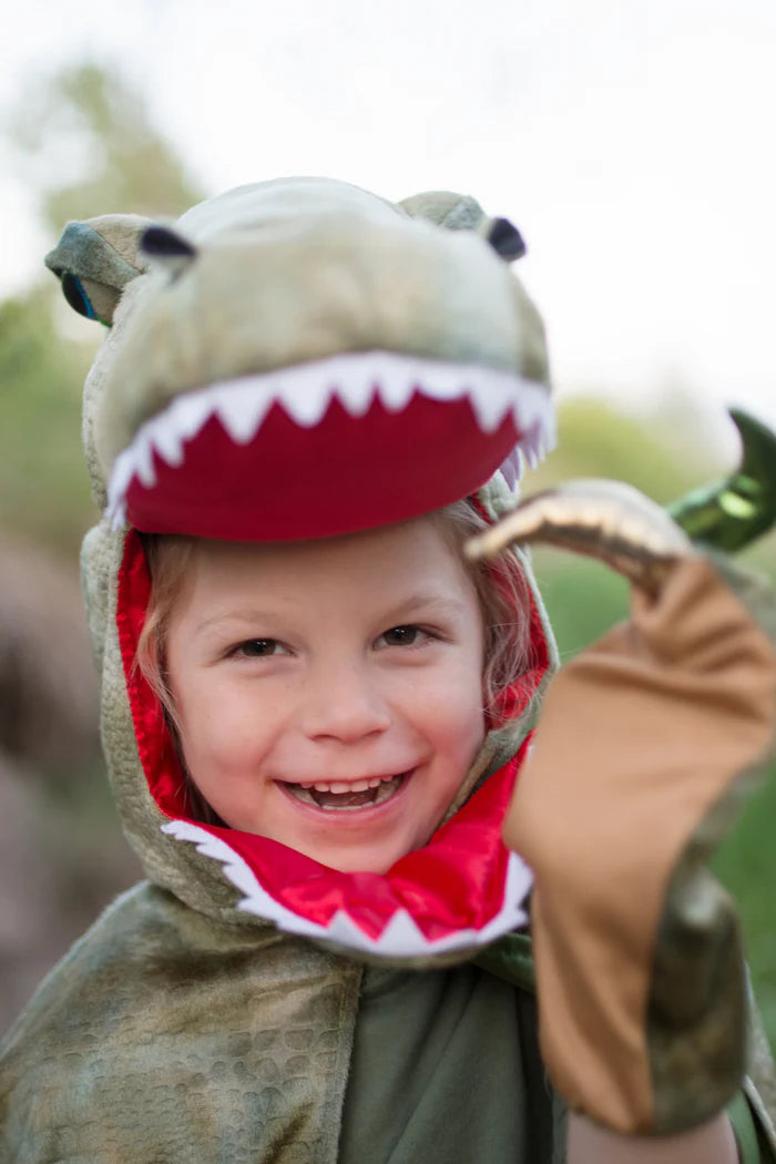 Dečiji kostim - Dinosaurus T-Rex zeleni  7-8 godina
