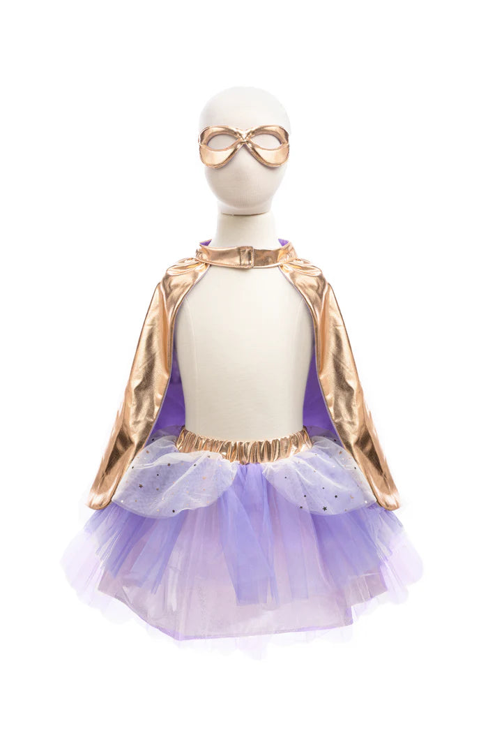 Dečiji kostim - Super Duper Metallic Rose Gold/Lilac 4-6 godina