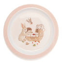 Melaminski tanjir - zec - roze