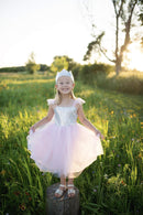 Dečija haljina - Svetlucava princeza roze 7-8 godina