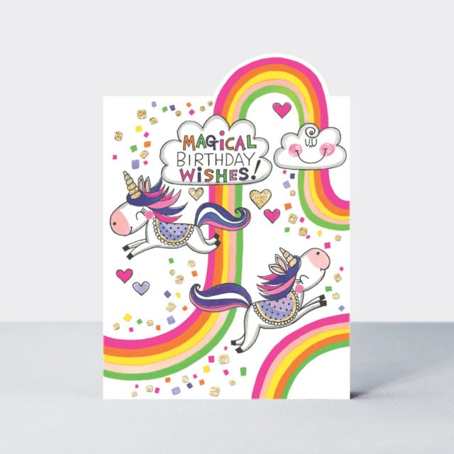 Čestitka - Magical Birthday Wishes - Unicorns