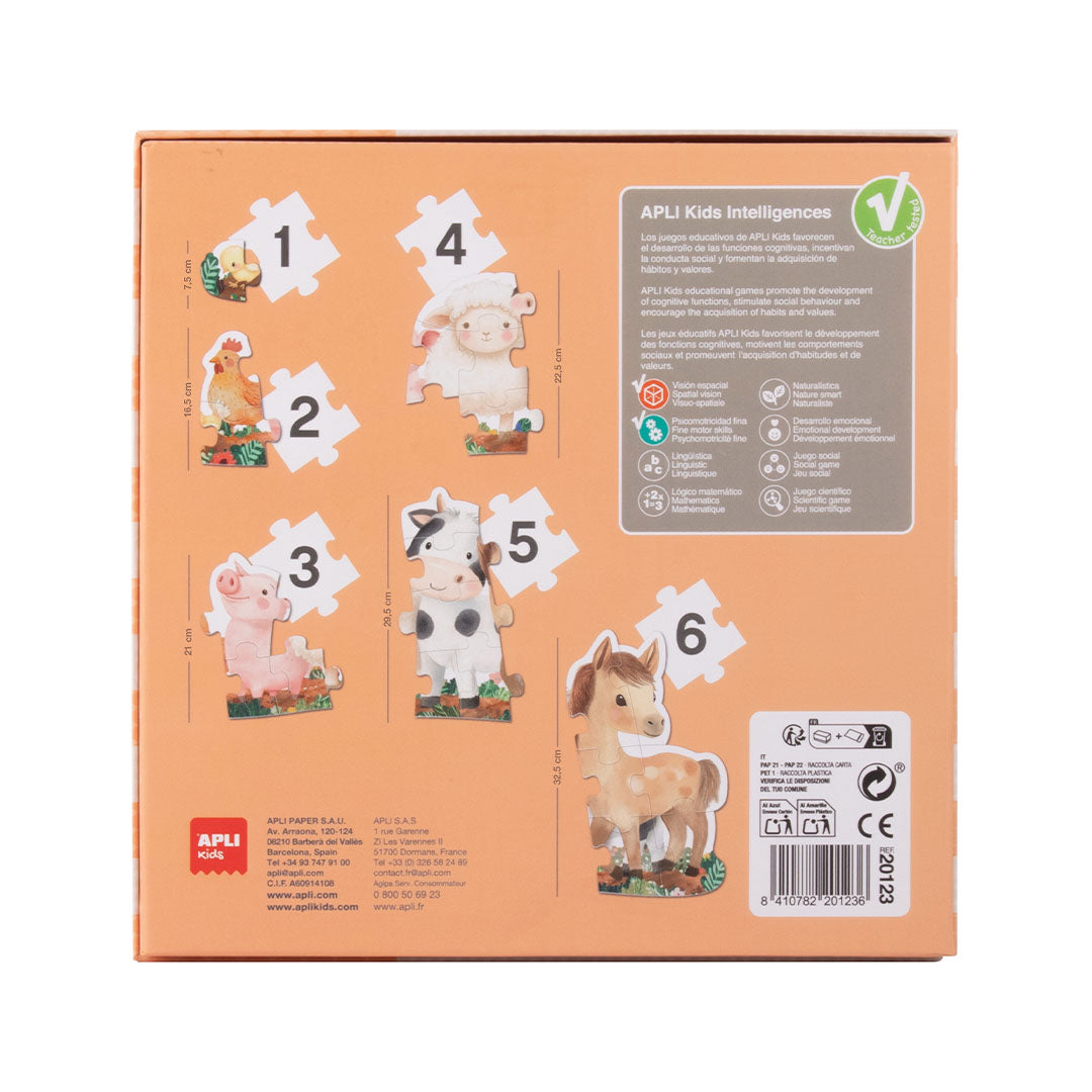 Moje prve puzzle - farma