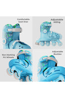 Yvolution Twista roleri - plavi podesivi - veličina 23-28