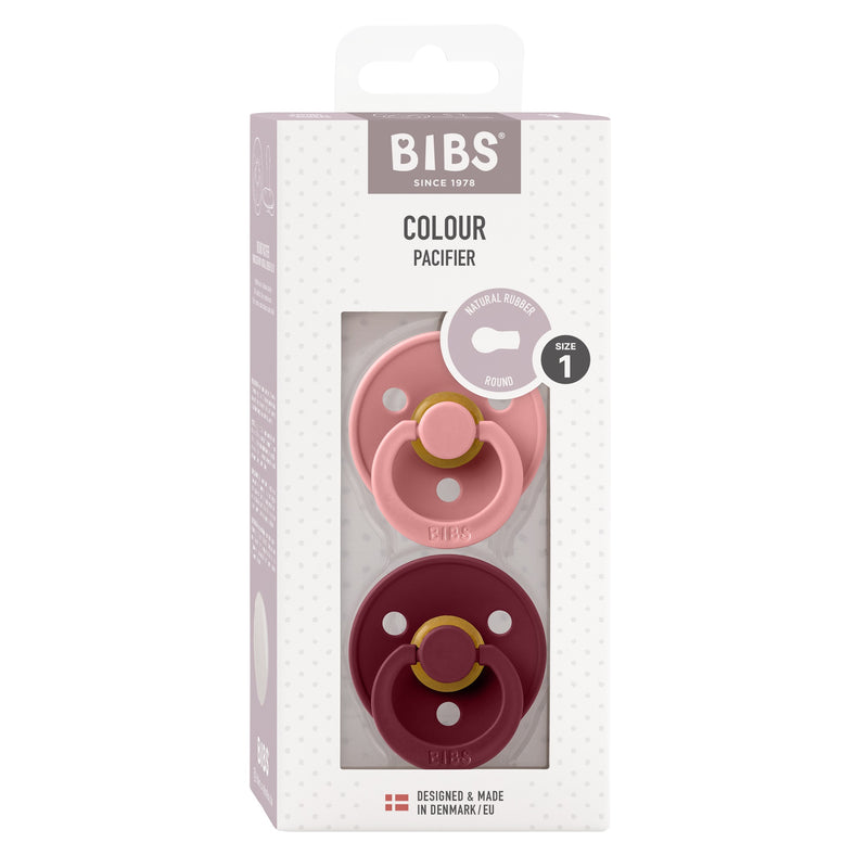 BIBS varalica Dusty pink & Elderberry 0-6M a2