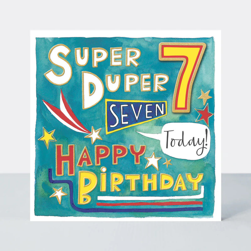 Čestitka - Happy Birthday Super Duper 7 Today