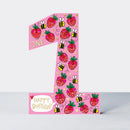 Čestitka - Age 1/Strawberries & Bees